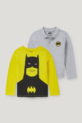 Set van 2 - Batman - longsleeve en poloshirt