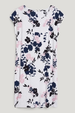 Haut long - motif floral