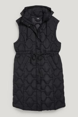 Bodywarmer met capuchon