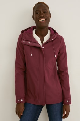 Softshelljacke mit Kapuze - 4 Way Stretch