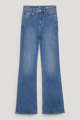 Flared Jeans - High Waist - LYCRA®