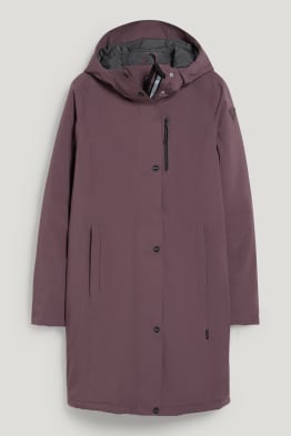 Rain jacket with hood