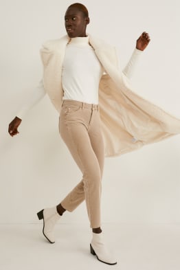 Hose - Slim Fit - Mid Waist - 4 Way Stretch