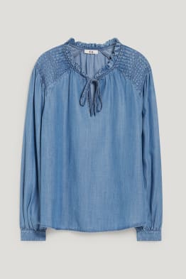 Jeansbluse