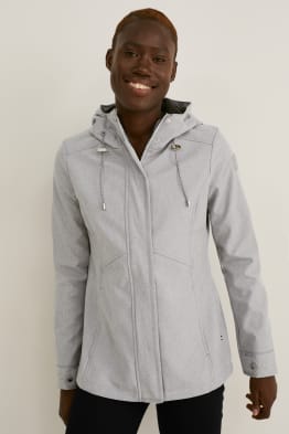 Jaqueta softshell amb caputxa