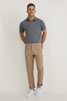 Trousers - straight fit  - LYCRA®