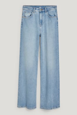 Loose Fit Jeans - High Waist - LYCRA®