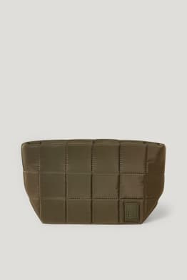 Quilted make-up bag