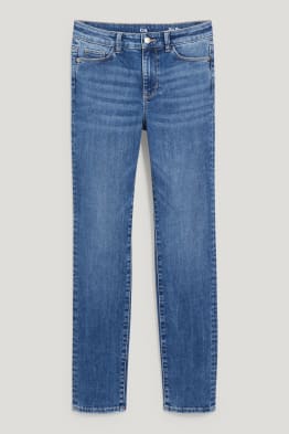 Slim jeans - średni stan - dżinsy modelujące - LYCRA®