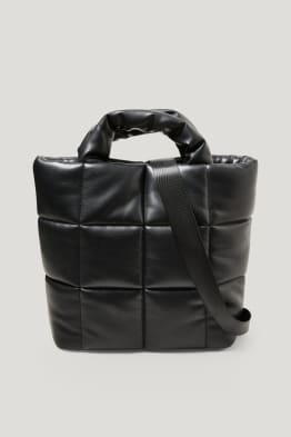 CLOCKHOUSE - quilted shoulder bag - faux leather