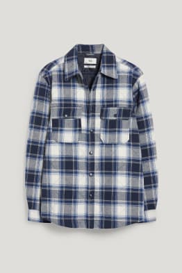 Giacca camicia - a quadretti
