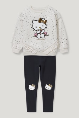 Hello Kitty - set - felpa e leggings - 2 pezzi