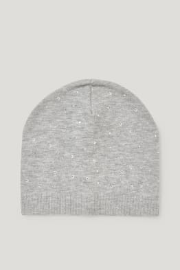 Gorro de punto - con brillos