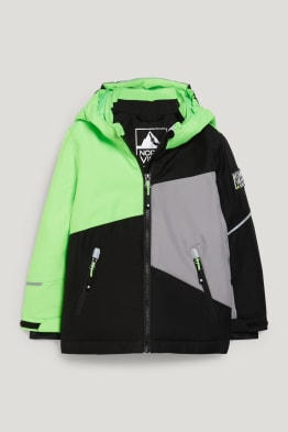 Skijacke mit Kapuze - recycelt