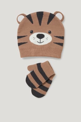 Set - babymuts en -handschoentjes - 3-delig