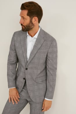Mix-and-match tailored jacket - regular fit - LYCRA® - check