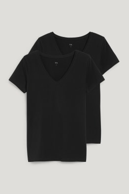 Pack de 2 - camisetas básicas - algodón orgánico