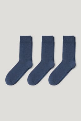 Lot de 3 paires - chaussettes - LYCRA® - aloe vera