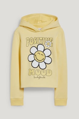 SmileyWorld - sweat à capuche - à fleurs