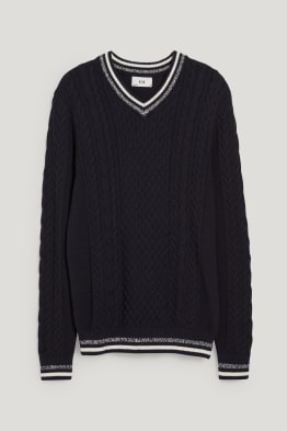 Mode Sweaters Wollen truien KNITALY Wollen trui zwart gestippeld casual uitstraling 