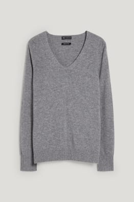 ORFEO V-halstrui rood casual uitstraling Mode Sweaters V-halstruien 
