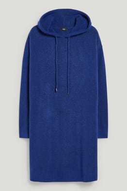 Vestido de punto con capucha - reciclado