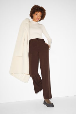 CLOCKHOUSE - Stoffhose - High Waist - Wide Leg