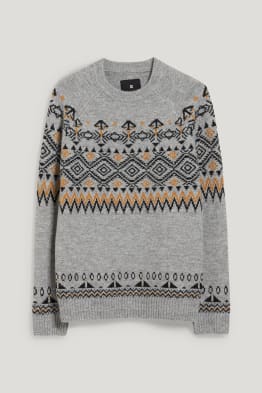 Element Noorse trui volledige print casual uitstraling Mode Sweaters Noorse truien 
