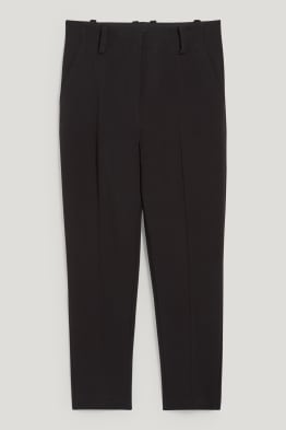 Pantalon - mid waist - slim fit - gerecyclede stof