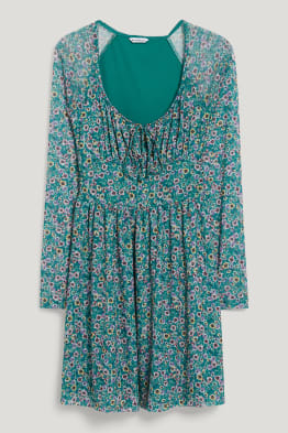 Fit & Flare Kleid - geblümt