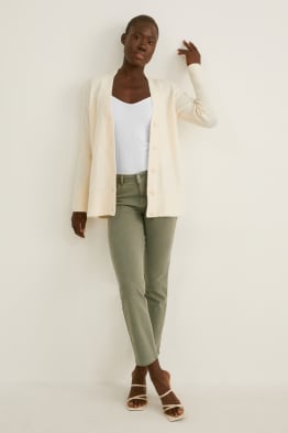Pantaloni - slim fit - vita media - 4 Way Stretch
