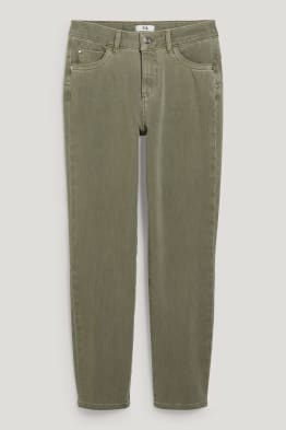Pantaloni - slim fit - vita media - 4 Way Stretch