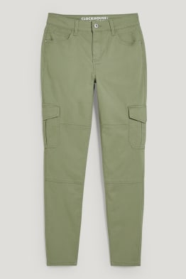 CLOCKHOUSE- pantalon cargo - high waist - skinny fit