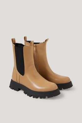 Chelsea boots - lined - faux leather