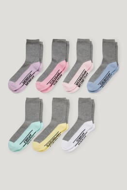 Multipack 7er - Wochentage - Socken mit Motiv