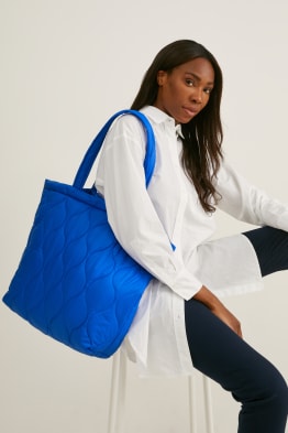 Cabas surpiqué - matière recyclée