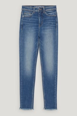 CLOCKHOUSE - skinny ankle jeans - high waist - z recyklovaného materiálu