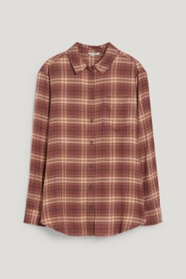 CLOCKHOUSE - flannel blouse - check