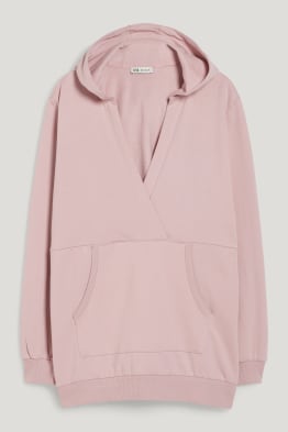 Sudadera de lactancia con capucha