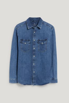 Spijkerblouse - regular fit - kent