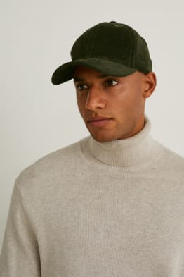 Cappellino di velluto a coste