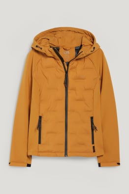 Softshell jacket with hood - BIONIC-FINISH®ECO-THERMOLITE®