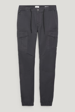 Cargo trousers - tapered fit - LYCRA®