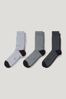 Multipack of 3 - socks - organic cotton - LYCRA®