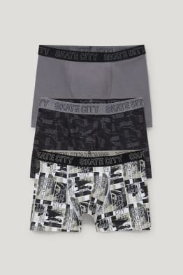Set van 3 - boxershorts - biokatoen