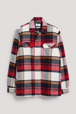 Veste - à carreaux