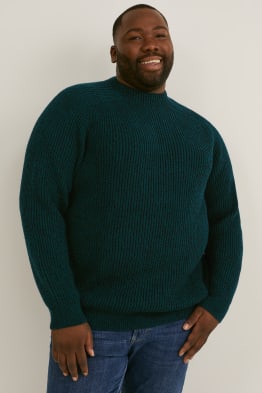 Vera Varelli Wollen trui geruite print casual uitstraling Mode Sweaters Wollen truien 