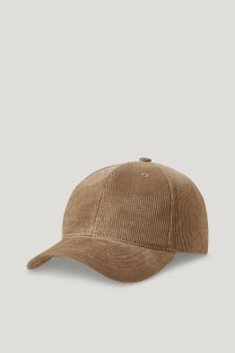 Cappellino di velluto a coste