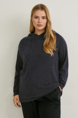 Kaschmir-Kapuzenpullover