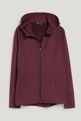Funktionsjacke mit Kapuze - Fitness - 4 Way Stretch